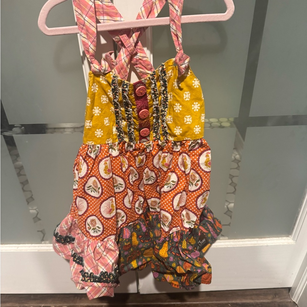 Matilda Jane Yellow and Orange Kids Romper
